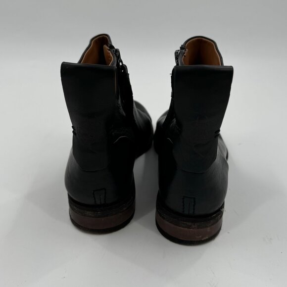 Sarto by Franco Sarto Leather Lori Boots Size 7M Black Side Zipper Round Toe - Picture 7 of 11